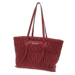 Miu Miu My Mattress Tote Red